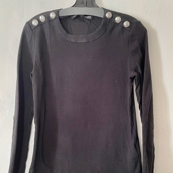 Veronica Beard black long sleeve top - Picture 5 of 5
